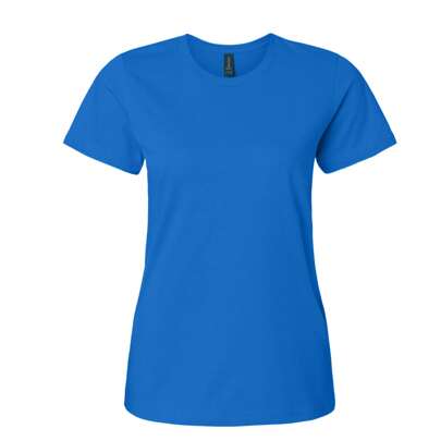 Gildan Womens/Ladies Softstyle Midweight TShirt (Royal Blue) - 183gsm 100% Ringspun Cotton