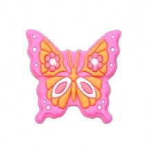 5-8pcs/Set Butterfly Silicone Beads For DIY Handmade Jewelry, Bracelet, Pen Decorations