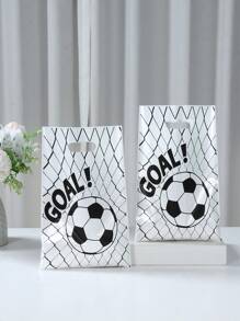 10/25/50 件足球主题礼品袋、足球礼品包装袋、手提袋、小礼品袋、足球运动主题生日派对用品、礼品包装袋、足球派对礼品袋、足球球迷会议用品、足球活动用品、婚礼装饰、迎婴派对用品、新娘送礼会礼品、节日派对用品 - 足球 - 查看 4