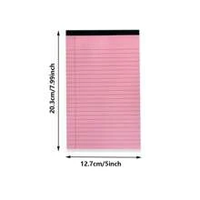 4 Packs Office Legal Pads, 5in X 8in, Narrow Ruled)), Narrow Ruled, 50 Sheets Per Notepad, Micro Perforated Writing Pad, Notebook Paper For School, College, Office - Multicolor - View 4