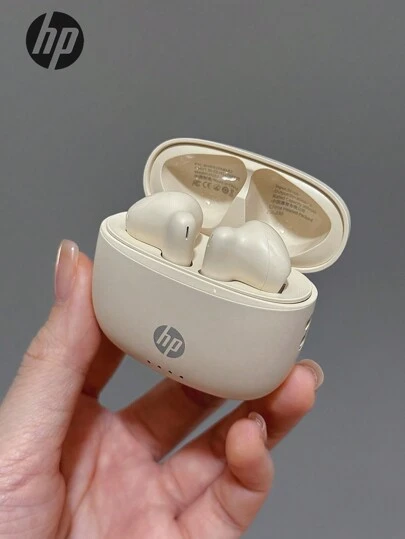  HP Gradient Color 5.4 无线耳塞，30 小时电池续航时间，兼容 Apple 和其他设备，带耳机收纳袋的可爱圣诞礼物，USB 转 Type C