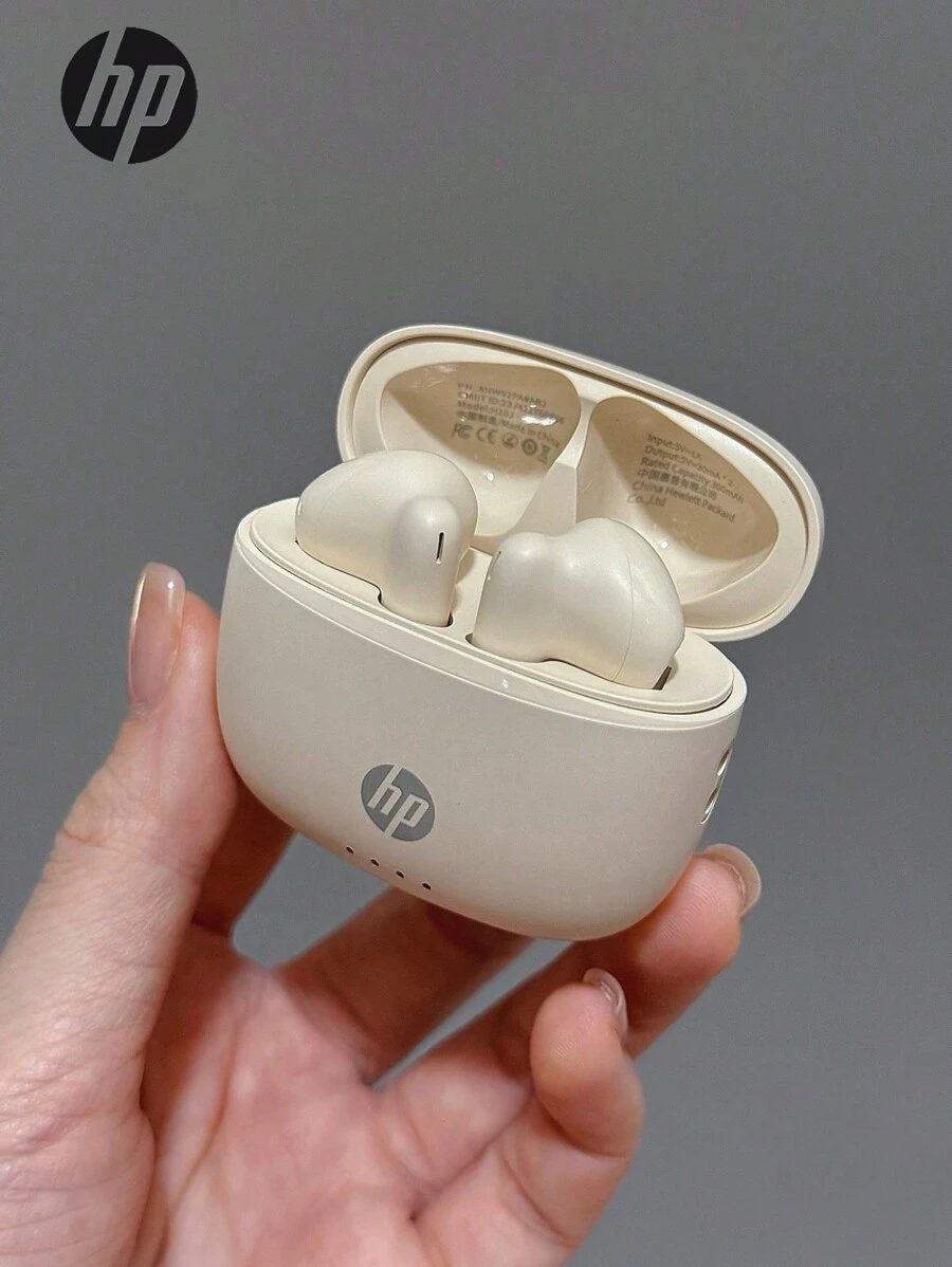 HP Gradient Color 5.4 无线耳塞，30 小时电池续航时间，兼容 Apple 和其他设备，带耳机收纳袋的可爱圣诞礼物，USB 转 Type C