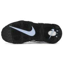 Nike Big Kids' AIR MORE UPTEMPO Basketball Sneakers, DQ6200 - Black/White/Ecstasy Cobalt Blue - View 5