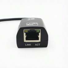 External USB 3.0 Gigabit Network Adapter, USB To RJ45 Ethernet Adapter With RTL8153 Chip - Black - View 4