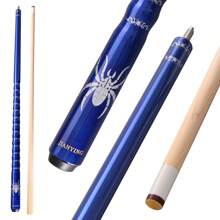 The 58-Inch Pool Cue Stick Has A Diameter Of 12.5 Millimeters. It Is Made Of Two Pieces Of Canadian Maple. It Features An Ergonomic Design. The Billiard Cue Weighs 18 To 20 Ounces. - Multicolor - View 3