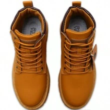 Shendy Vendy Men's High-Top Fashion Boots, Urban Style Tactical Boots With Platform And Thick Sole, Non-Slip, Wear-Resistant, Comfortable - Work Boots, Motorcycle Boots, High Boots For Men, Shoes For Men - 駝色 - 查看 4