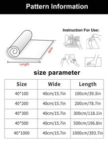 1 rouleau Film vinyle transparent autocollant - Protection murale pour dosseret de cuisine, anti-huile de cuisine transparente, applicable aux cuisinières, armoires, murs, taille : 15,76 * 118 po