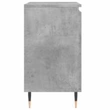 Élégant cabinet de salle de bain en bois d'ingénierie gris de 50 cm, solution de rangement pour espaces modernes. Décoration de salle de bain de la maison, organisateur de maquillage d'été, retour à l'école