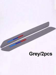 2 piezas Protector de borde del parachoque del coche, tira de goma universal para puerta, parachoque, decoración y protección de la carrocería - Unitalla - Ver 13