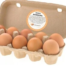 2-Inch Farm Fresh Egg Carton Labels, Writable Labels Round Egg Processing Stickers Self-Adhesive Egg Packaging Stickers For Eggs(500Pcs) - Multicolor - View 3