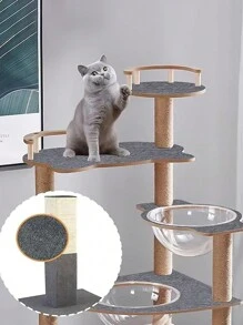 自粘式猫抓家具保护贴，耐用可裁剪，适用于沙发和墙面，背面带粘胶，防刮擦表面，易于安装和移除，多种颜色可选，时尚宠物用品，安装简便 - 30x30厘米 - 查看 5
