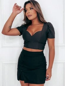 Women Shorts - màu đen - Xem 3