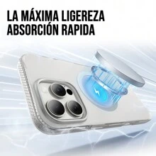 Funda Kbod Rainbow Case Transparente Con Sistema Magnético Para Telefono Celular - Negro - Ver 3