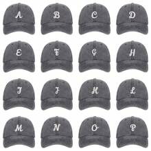 26 个英文字母 A-Z 棒球帽 男士 女士 中性 棒球帽 可调节帽子