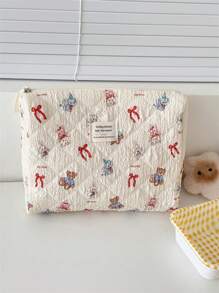 1 件卡通迷你熊化妆包女士可爱迷你蝴蝶结化妆品收纳包化妆旅行洗漱用品收纳包必备礼品收纳拉链配件指甲、化妆包、化妆包、化妆包、化妆包、化妆收纳包、旅行、化妆袋、包、化妆包、化妆包、旅行必需品、小袋包、化妆包、包、旅行必需品、化妆配件、小化妆包