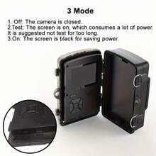 Hunting Camera With 2-Inch Screen, HD Wildlife Trail Camera, Night Vision PIR 10m, 0.8s Trigger Motion Activated, For Outdoor Wildlife Monitoring Camouflage