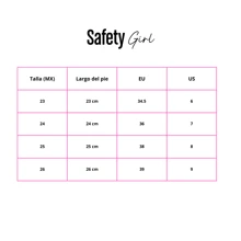 Tenis Industriales Tenis De Seguridad Para Dama Safety Girl - Rosa - Ver 9