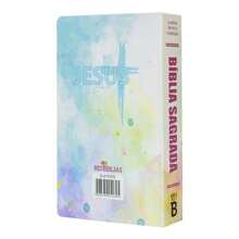 Biblia Sagrada Seja Forte e Corajosa - Palavra de Jesus em Vermelho - Capa Dura - Com Harpa - Livro único - Visão 7