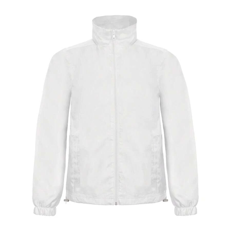 B&C Giacca antivento da uomo ID.601 per mezza stagione (Bianco) - 100% Poliestere - Bianco - Visualizzare 1