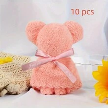 10 chiếc khăn tắm thiết kế hình chú gấu dễ thương, quà tặng thiết thực cho sinh nhật, đám cưới, tiệc tùng, lễ hội và hoạt động, Giáng sinh - nhiều màu - Xem 12