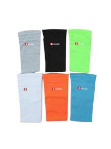 1 par de mangas protectoras para piernas de adulto para fútbol, Calcetines de apoyo para pantorrilla para deportes al aire libre, Mangas antideslizantes para fútbol, Calentadores de pierna de compresión - Perfectos para deportes y entrenamiento al aire libre