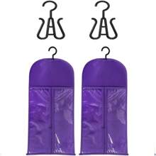 6PCS Hair Extension Holder Wig Storage For Multiple Wigs Holder Wig Bags Storage With Hanger Hair Extension Storage Wig Hanger For Multiple Wigs Hair Extensions, Wigs & Accessories (3/6PCS) - Multicolor - View 17
