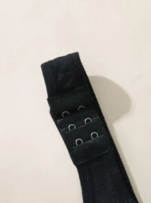 1pc Women Seamless Backless Jumpsuit, Tummy Control Shapewear - Black - View 6