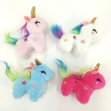 Jouet en peluche de chien licorne mignon - Matériel, convient aux petits chiens pour jouer