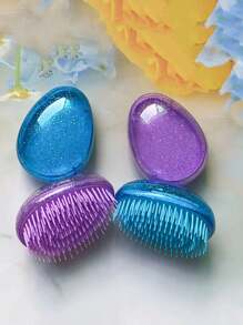 1pc Starry Sky Egg Comb Airbag Massage Comb New Cute Portable Macaron Starry Sky Egg Mini Comb Anti-Tangle Hair Mother's Day Flowers, Personalized Gifts For Mom, Last Minute Gifts, Mother's Day Ideas, Mothering Sunday Gifts, Handmade Cards For Mum, Best Mother's Day Gifts Under $50