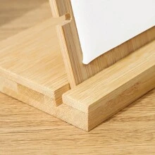 1pc Creative Bamboo Necklace Display Stand,Fashionable Jewelry Organizer - White - View 8