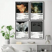 1 Pc Pop Wall Arts American Band Music Album Around The Fur Cover Pictures For Room Art Home Wall Decor Canvas Painting Print Posters Gift No Frame Gifts Birthday Graduation