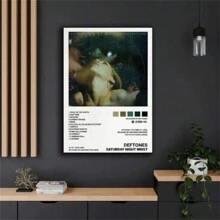 1 Pc Pop Wall Arts American Band Music Album Around The Fur Cover Pictures For Room Art Home Wall Decor Canvas Painting Print Posters Gift No Frame Gifts Birthday Graduation