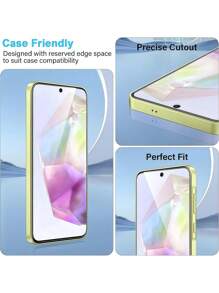 2 pièces de protecteur d'écran en verre trempé compatible avec 16 15 14 13 12 11 Pro Max Mini X XR XS Max SE 2022 2020 7 8 6 6S 15 Plus, Galaxy, Honor, Redmi, facile à appliquer, sans bulles, robuste, résistant aux rayures et aux chutes. Cadeau pour l'anniversaire, la famille, les amis. Accessoires de téléphone, protecteur d'écran de téléphone.