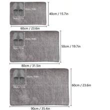 Thickened Bathroom Solid Color Ultra-Soft Non-Slip Foot Mat Shower Room Absorbent Mat Bathtub Mat Dirt-Resistant Door Mat