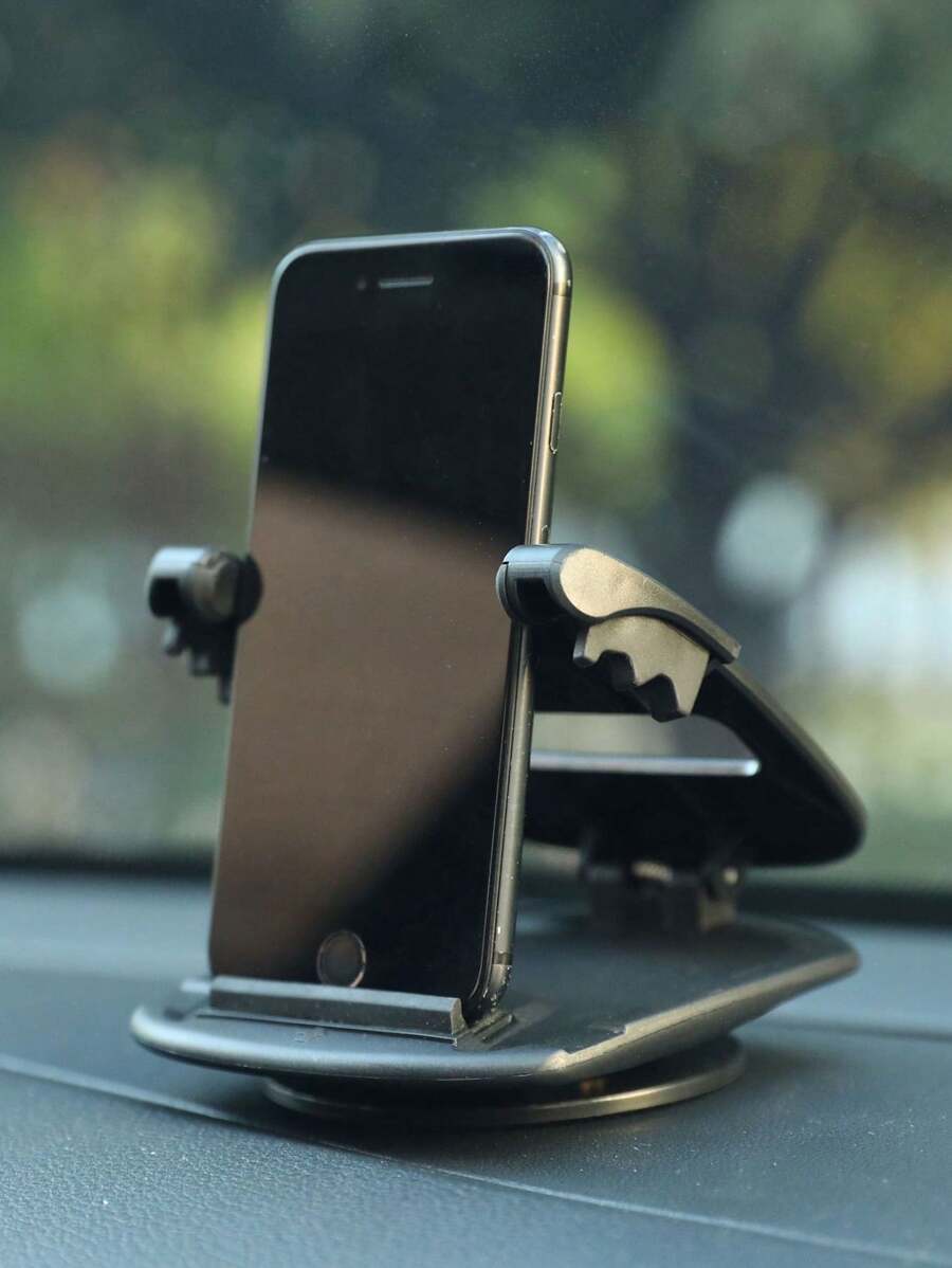 Giá đỡ điện thoại trên táp lô ô tô xoay 360 độ - Giải pháp lái xe rảnh tay! Tương thích với iPhone, điện thoại Android, quà tặng sinh nhật, gia đình, bạn bè Phụ kiện ô tô, Giá đỡ điện thoại trên ô tô - màu đen - Xem 1