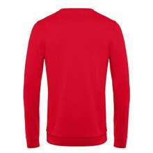 B&C Mens Setin Sweatshirt (Red) - 280gsm 80% Combed Ringspun Cotton/20% Polyester - Red - View 2