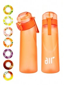 1PC Flavored Water Bottle, Bottle Starter Set, Drinking Bottle With One Random Flavoured Pods Suitable For Gyms, Schools, Flavored Water Bottle,Back To School