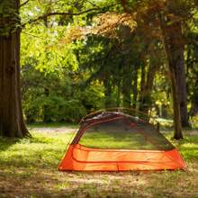 Ozark Trail 1-Person Lightweight Backpacking Tent, 82 In. X 51 In., 3.65 Lb. Carry Weight, Orange - 1 - View 6