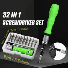 Juego de herramientas de mecánica automotriz de 46 piezas - Llave de torsión de trinquete avanzada y juego de destornilladores diversificado - Solución súper portátil y todo en para reparación de automóviles, bicicletas y motocicletas - Multicolor - Ver 12