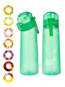 1PC Flavored Water Bottle, Bottle Starter Set, Drinking Bottle With One Random Flavoured Pods Suitable For Gyms, Schools, Flavored Water Bottle,Back To School