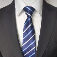 Cravatta formale da uomo con zip, cravatta senza nodo per uomo con stile rilassato, cravatta pre-annodata di stile college per matrimoni, cravatta da lavoro adatta per colloqui