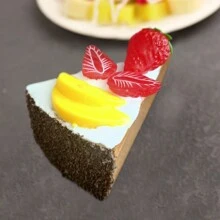 1 件/8 件假蛋糕装饰，6 种款式可选：冰淇淋、奶油巧克力、创意可爱形状、假糖果、人造装饰，适用于家庭、办公室、摄影、背景、超市、商店食品展示道具 - 彩色 - 查看 6