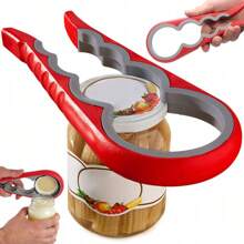 Set Of 3 Pieces Jar Opener, 3 Pieces Of Bottle Lids Opener, 8 In 1 Multiple Sizes Best For Seniors Multi-Use, Multi Purpose Opener Jar Lids Bottle Cap Twist, Multicolor Jar Opener, Multi Functional, Soft Grip, Item,Rubber Opener Arthritis - Multicolor - View 2