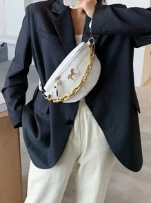 Women's Casual Crossbody Bag Fashion Shoulder Bag Simple Style Chest Bag Belt Bag