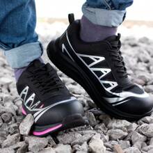 Tenis Industriales Tenis De Seguridad Para Dama Safety Girl - Rosa - Ver 8