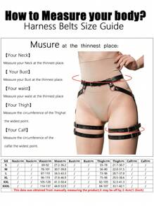 1 Peça Porta-meias Sexy de Duas Camadas em Tom Escuro para Mulheres, Adequado para Uso Íntimo Diário com o Parceiro