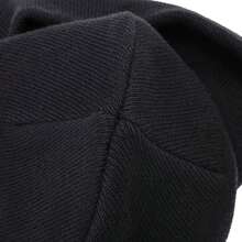 Jack Wolfskin 1 pièce Bonnet de sport d'hiver chaud doublé de molleton unisexe, casquette coupe-vent pour l'extérieur
