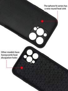 1pc Customized Photo Printed Black Phone Case Compatible With IPhone 15 Pro Max/S25 Ultra/S25 Plus/Redmi And Other Models, Wedding Photo Customization, Gift For Couples, Friends, Family, Graduation,Season Picks,2025phonecase - Black - View 8