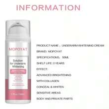 Crema Para Aclarar Las Axilas Piel Blanquear Hidratante Para - Blanco - Ver 2