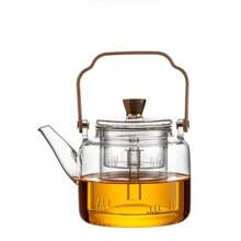 Glass Teapot With Infuser 34oz/1000ml, Borosilicate Glass Tea Kettle With Removable Infuser, Stovetop Safe Tea Kettle For Floral Tea & Boiling Green Tea Etc - Multicolor - View 9